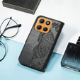 Pattintható tok a Motorola Moto G15 / Motorola Moto G15 Power, Butterfly, fekete