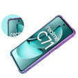 Tok Realme C71, Gradient Dropproof, Lila / kék
