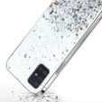 Telefontok a Samsung Galaxy A51 4G, Glittery, átlátszó