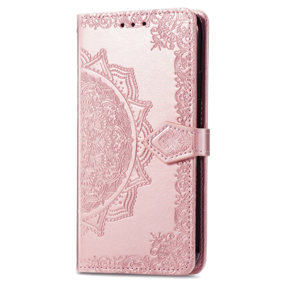 Pattintható tok a Xiaomi Redmi 12C, Mandala, rózsaszín rose gold