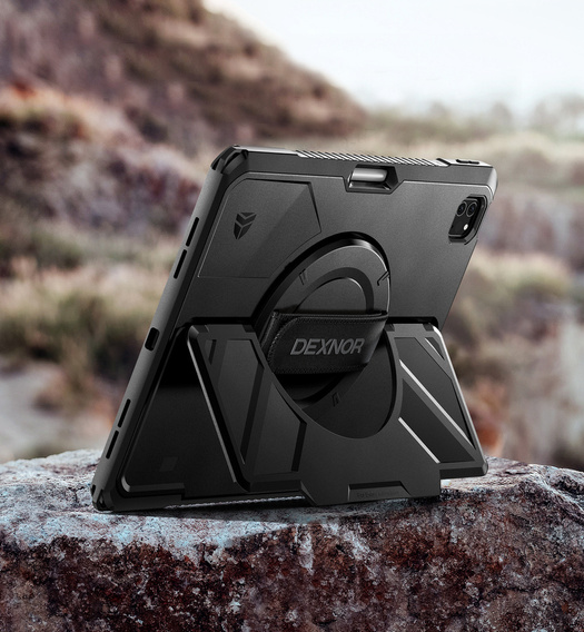 Dexnor 360° tok pánttal és tolltartóval iPad Pro 13" 2024 (7. generáció) készülékhez