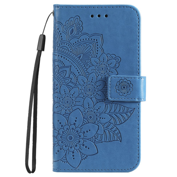 Pattintható tok a Xiaomi Redmi 13C / Poco C65, Mandala Flower, kék