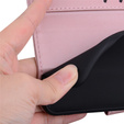 Pattintható tok a Motorola Moto G22, Wallet Bunny, rózsaszín