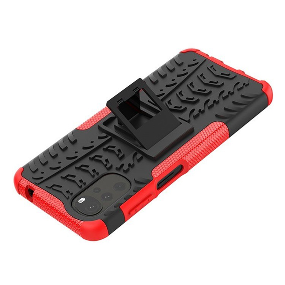 Telefontok a Motorola Moto G22, Tire Armor, piros