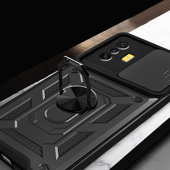 Telefontok a Xiaomi Poco F4 GT, CamShield Slide, fekete