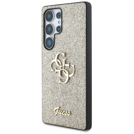 GUESS Fixed Glitter Big 4G Logo tok Samsung Galaxy S25 Ultra készülékhez