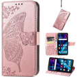 Pattintható tok a OnePlus Nord 4, Butterfly, rózsaszín rose gold