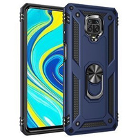 Páncélozott telefontok a Xiaomi Redmi Note 9S / 9 Pro, Nox Case Ring, sötétkék