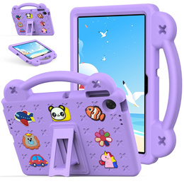 Gyermek tok Lenovo Tab TB311FU, Cute Patterns, állvánnyal, lila