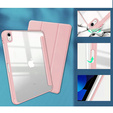 Tok iPad 10.9 2022 10 Gen, Smartcase Hybrid, tolltartó résszel, rózsaszín