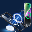 Telefontok a iPhone 14 Pro, ERBORD Hybrid MagSafe Case, fekete