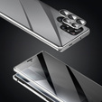 Tojás Samsung Galaxy S24 Ultra, Privacy Dual Glass, ezüst