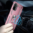 Páncélozott telefontok a Xiaomi Redmi Note 10/10S, Nox Case Ring, rózsaszín rose gold