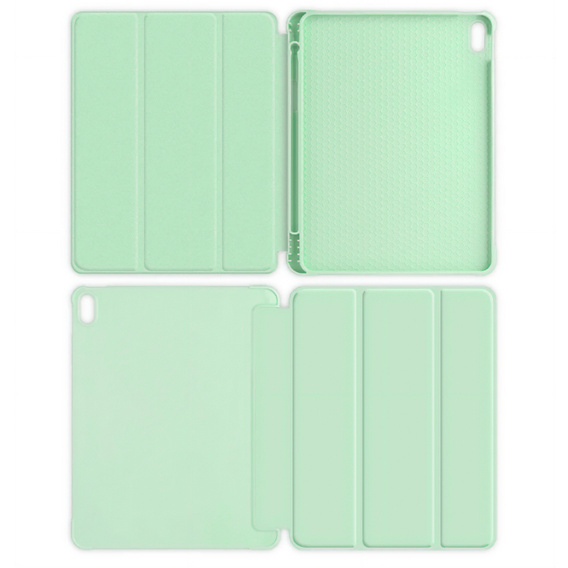 Tok iPad 10.9 2022 10 Gen, Smart Pencil, tolltartóval, zöld