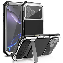 R-JUST páncélozott tok állvánnyal iPhone 17 Pro-hoz