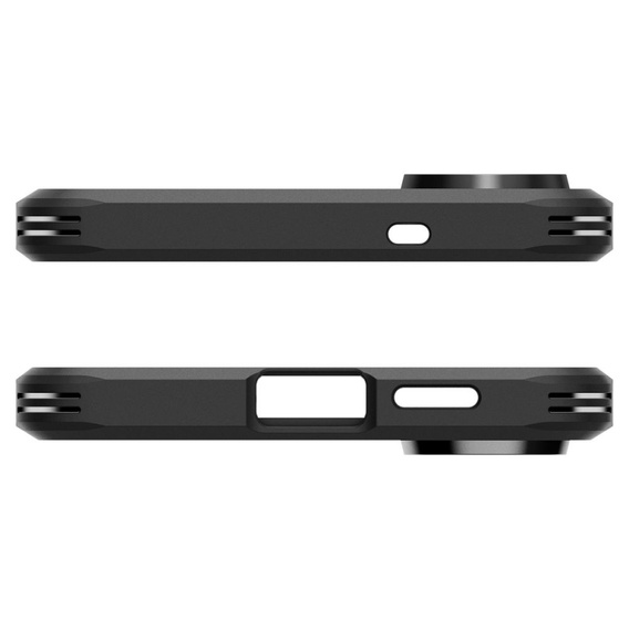 Spigen tok Samsung Galaxy S25 Edge készülékhez, Tough Armor Mag Mag MagSafe, fekete + 9H edzett üveg