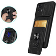 Páncélozott tok a Motorola Edge 30 Neo 5G, Camera Slide Card Slot, fekete