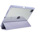 Tok iPad Pro 11 2022 / 2021 / 2020 / 2018, Smartcase Hybrid, tolltartó résszel, lila