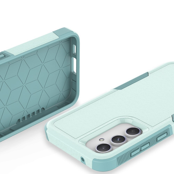 Páncélozott tok Samsung Galaxy S23 FE, Dual Shockproof, zöld