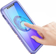 Telefontok a iPhone XR, Suritch Full Body Marble, lila
