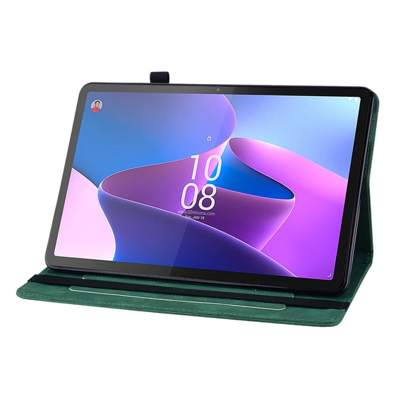 Telefontok a Lenovo Tab P11 Pro Gen 2, Wallet Pen Slot, zöld