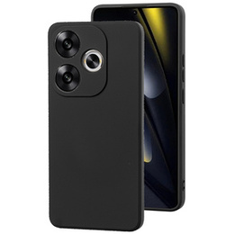 Telefontok a Xiaomi Poco F6, Silicone Lite, fekete