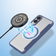 Dux Ducis Telefontok a Samsung Galaxy S25 Edge, Skin X Pro, MagSafe, sötétkék