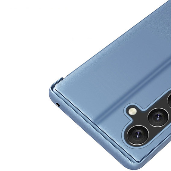 Telefontok a Samsung Galaxy A15, Clear View, fekete + 9H üveg