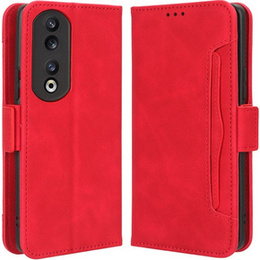 Pattintható tok a Honor 90, Card Slot, piros