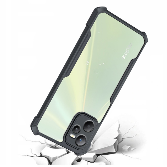 Telefontok a Realme C35, AntiDrop Hybrid, fekete