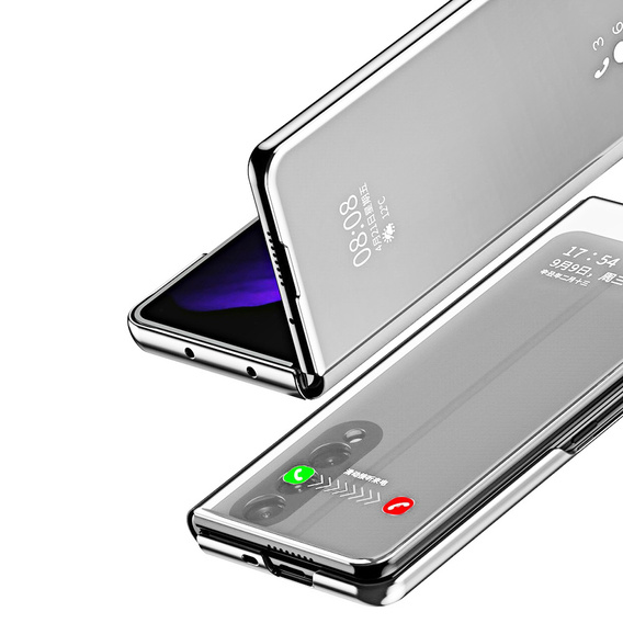 Telefontok a Samsung Galaxy Z Fold3 5G, Clear View, ezüst