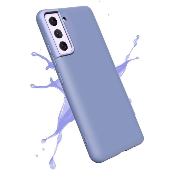 Telefontok a Samsung Galaxy S21, Silicone Lite, levendula