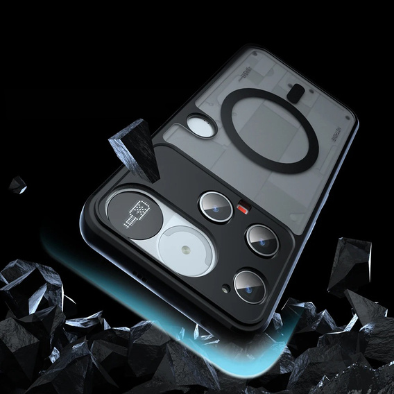 Tok Nothing Phone 3 5G-hoz, MagSafe, ERBORD Matt Case, fekete