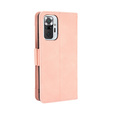 Pattintható tok a Xiaomi Redmi Note 10 Pro, Card Slot, rózsaszín