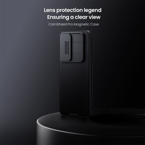 A Nillkin tok Samsung Galaxy S25 FE, CamShield Pro MagSafe, fekete