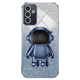 Tok Samsung Galaxy A15 4G / 5G, Glitter Astronaut, kék