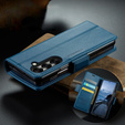 CASEME Litchi pénztárca flip tok Samsung Galaxy Z Fold7 5G számára