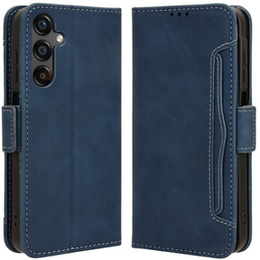 Pattintható tok a Samsung Galaxy A25 5G, Card Slot, kék