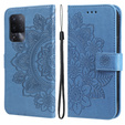 Pattintható tok a Oppo Reno5 Z / A94 / A95 5G, Mandala, kék