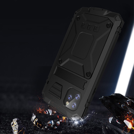 Páncélozott tok a iPhone 11 Pro Max, R-JUST, fekete