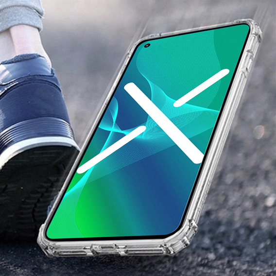 Telefontok a Oppo Reno6 Pro 5G, Dropproof, átlátszó
