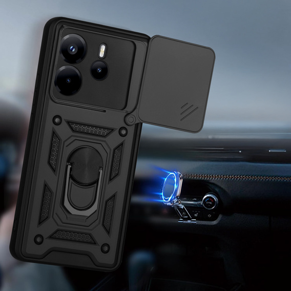 Telefontok a Xiaomi Redmi Note 14 4G, CamShield Slide, fekete