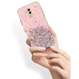Telefontok a Huawei Mate 20 Lite, Glittery, rózsaszín