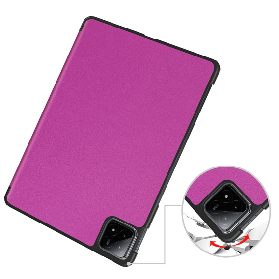 Tok Xiaomi Pad 6S Pro 12.4, Smartcase, lila