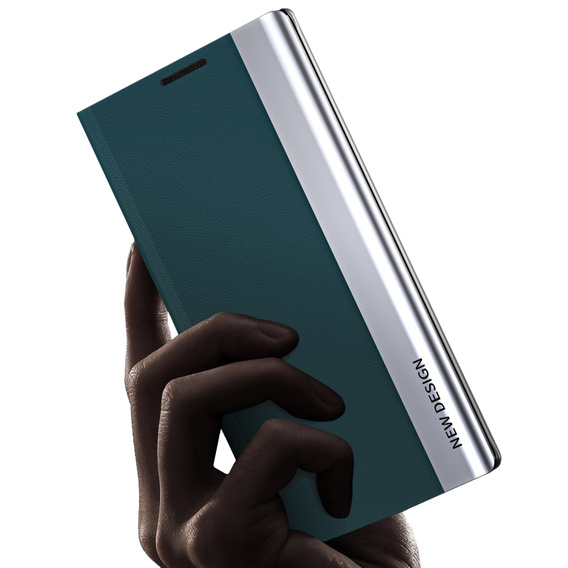 Pattintható tok a Samsung Galaxy A14 4G/5G, Side Magnetic, zöld
