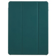 Tok iPad 10.2 2021 / 2020 / 2019, Smartcase Hybrid, tolltartó résszel, sötétzöld