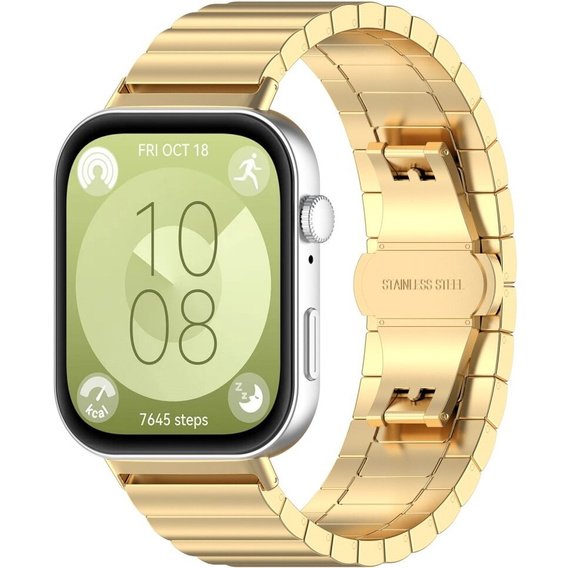 Acél karkötő Huawei Watch Fit 4 / 4 Pro / 3, Arany