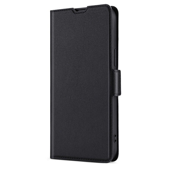 Pattintható tok a Motorola Edge 30 Neo 5G, Wallet Thin Magnet, fekete