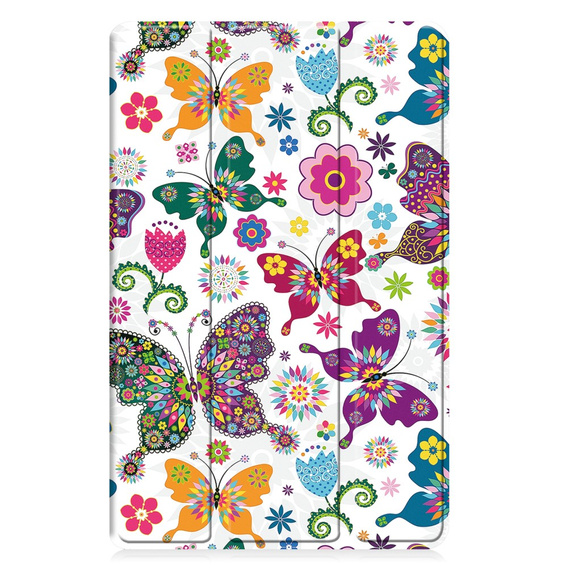 Tok Samsung Galaxy Tab A9, Smartcase, Butterfly