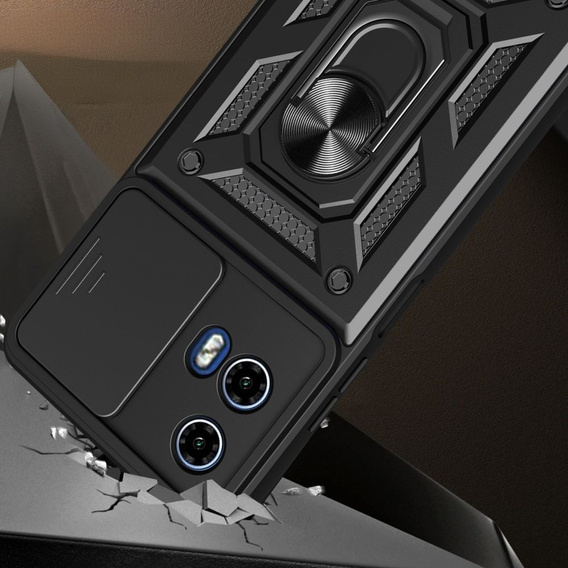 Telefontok a Motorola Moto G24 / G24 Power / G04, CamShield Slide, fekete